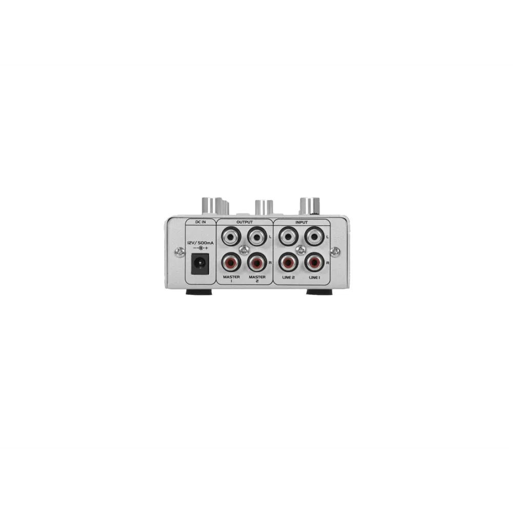 OMNITRONIC GNOME-202P Mini-Mixer silber