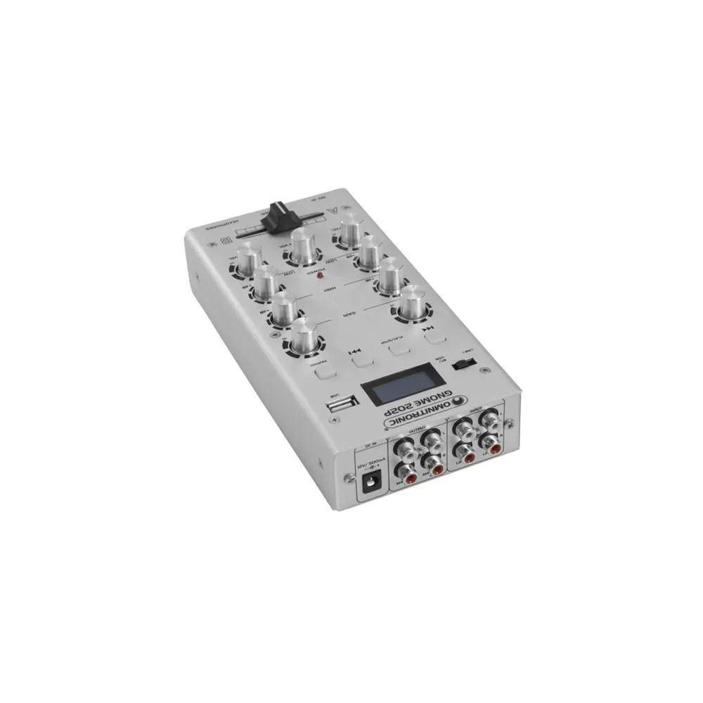 OMNITRONIC GNOME-202P Mini-Mixer silber