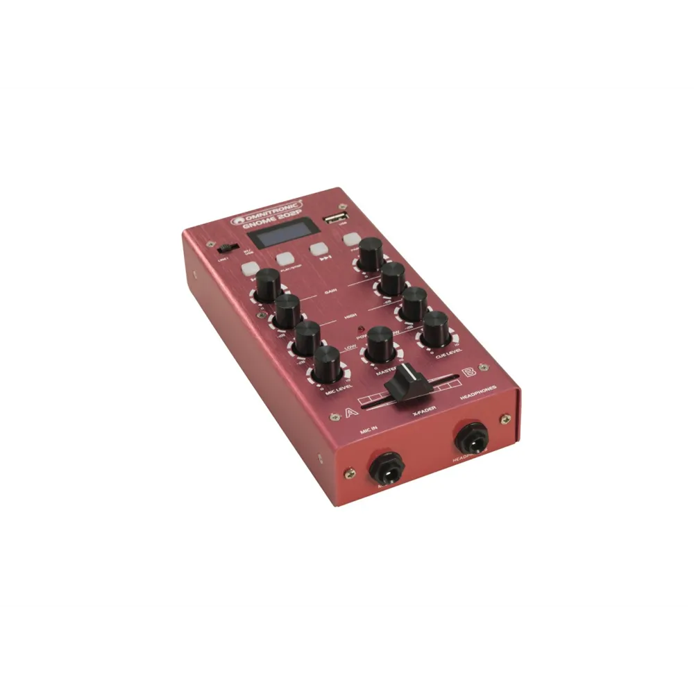 OMNITRONIC GNOME-202P Mini-Mixer rot