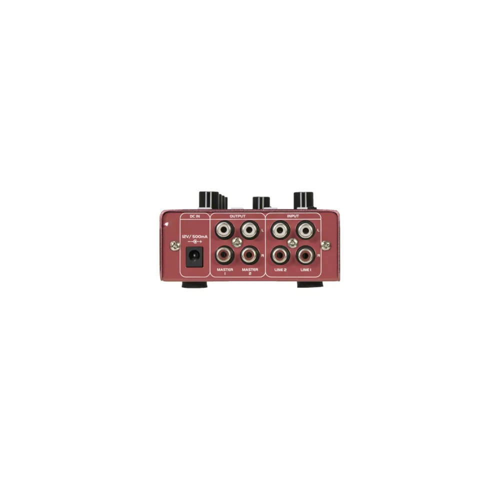 OMNITRONIC GNOME-202P Mini-Mixer rot