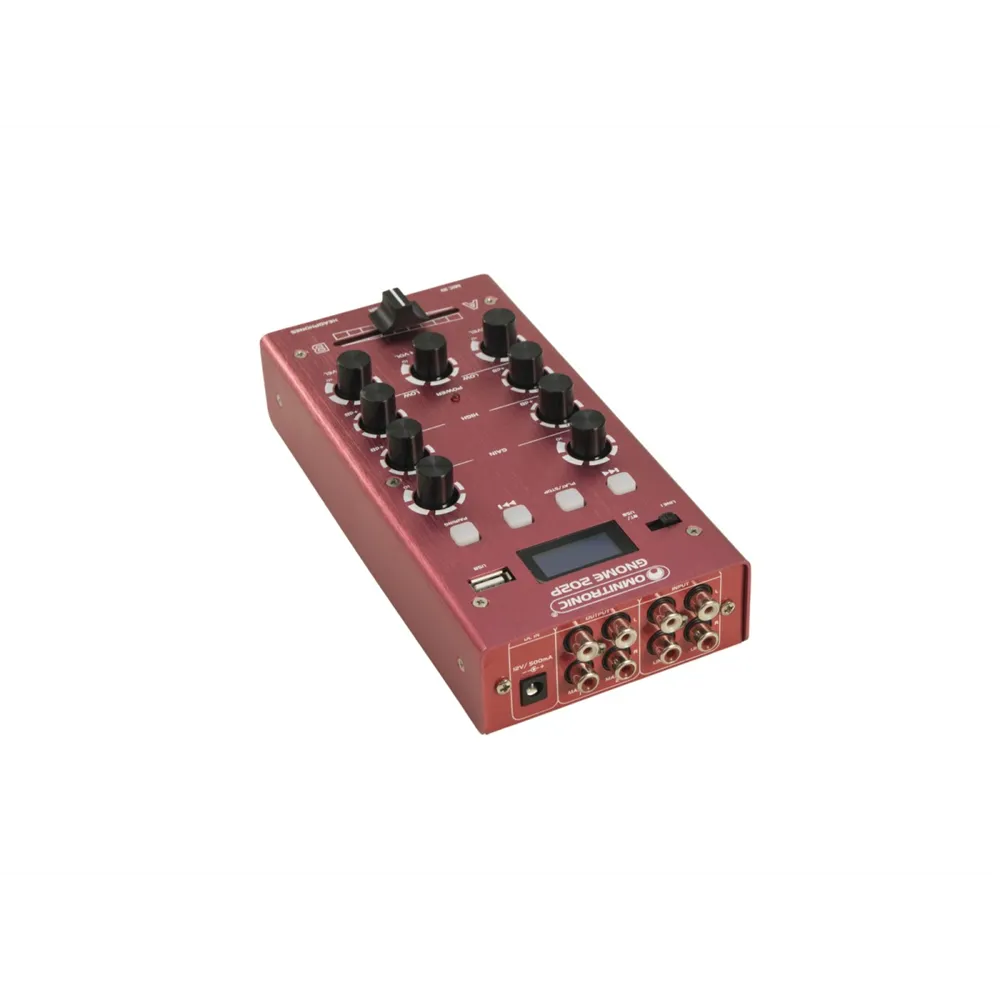 OMNITRONIC GNOME-202P Mini-Mixer rot