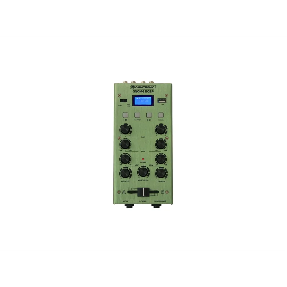 OMNITRONIC GNOME-202P Mini-Mixer grün