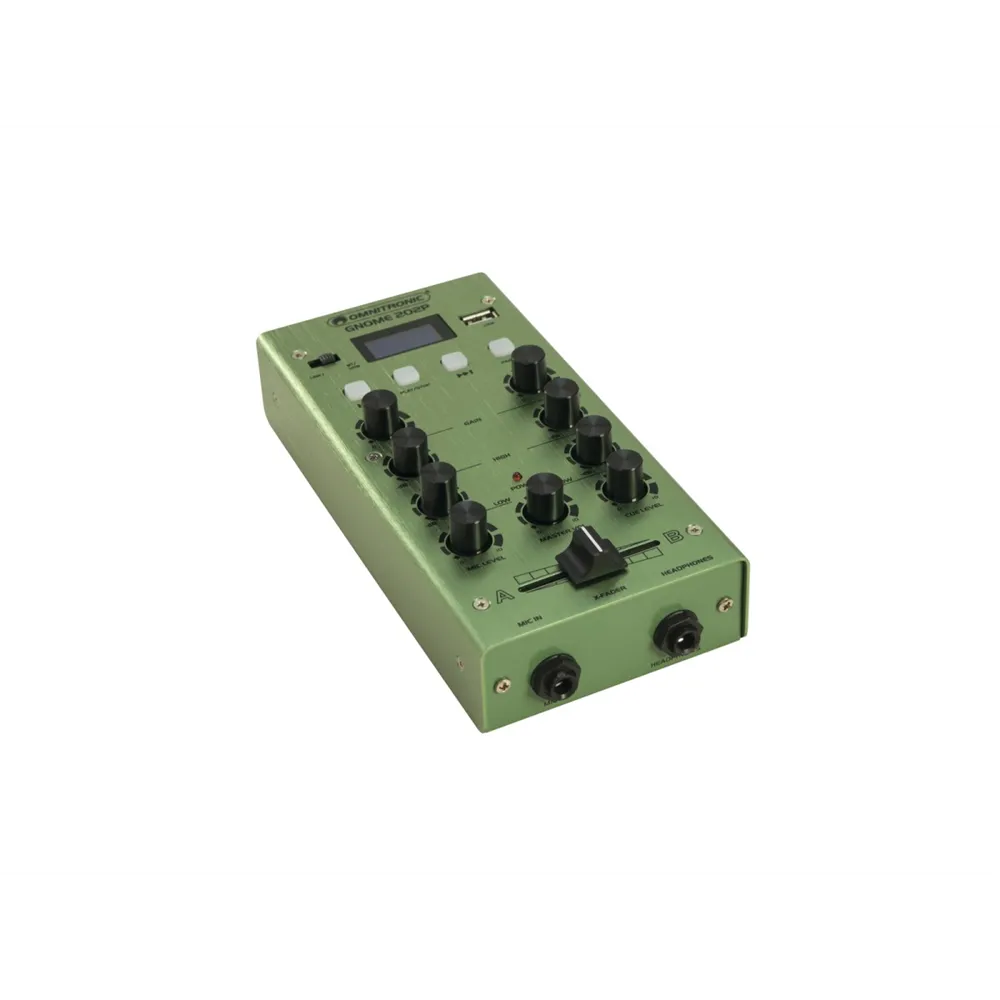 OMNITRONIC GNOME-202P Mini-Mixer grün