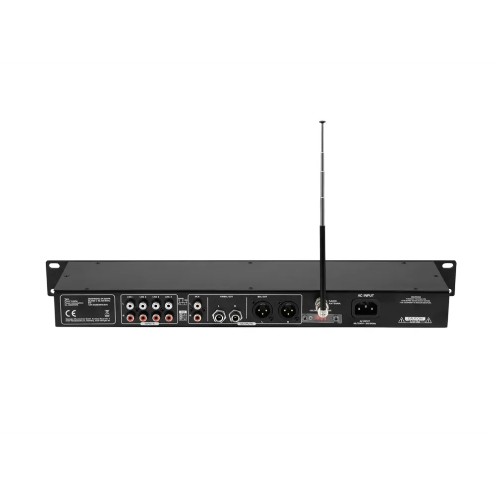 OMNITRONIC EP-220PR Vorverstärker mit MP3-Player und FM-Radio