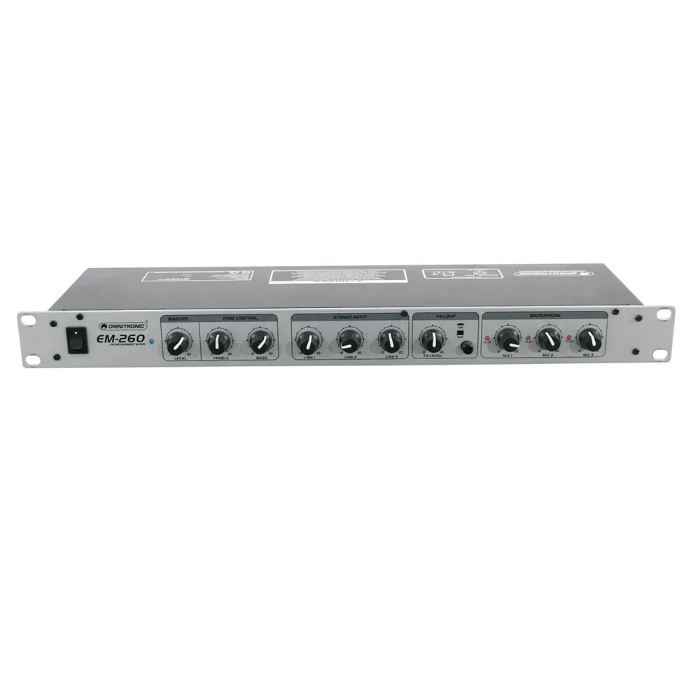 OMNITRONIC EM-260 Entertainment-Mixer