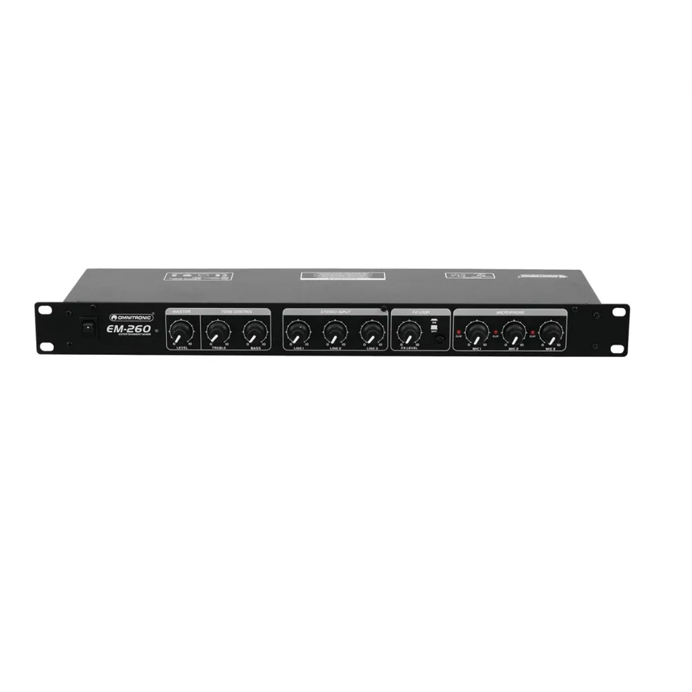OMNITRONIC EM-260B Entertainment-Mixer