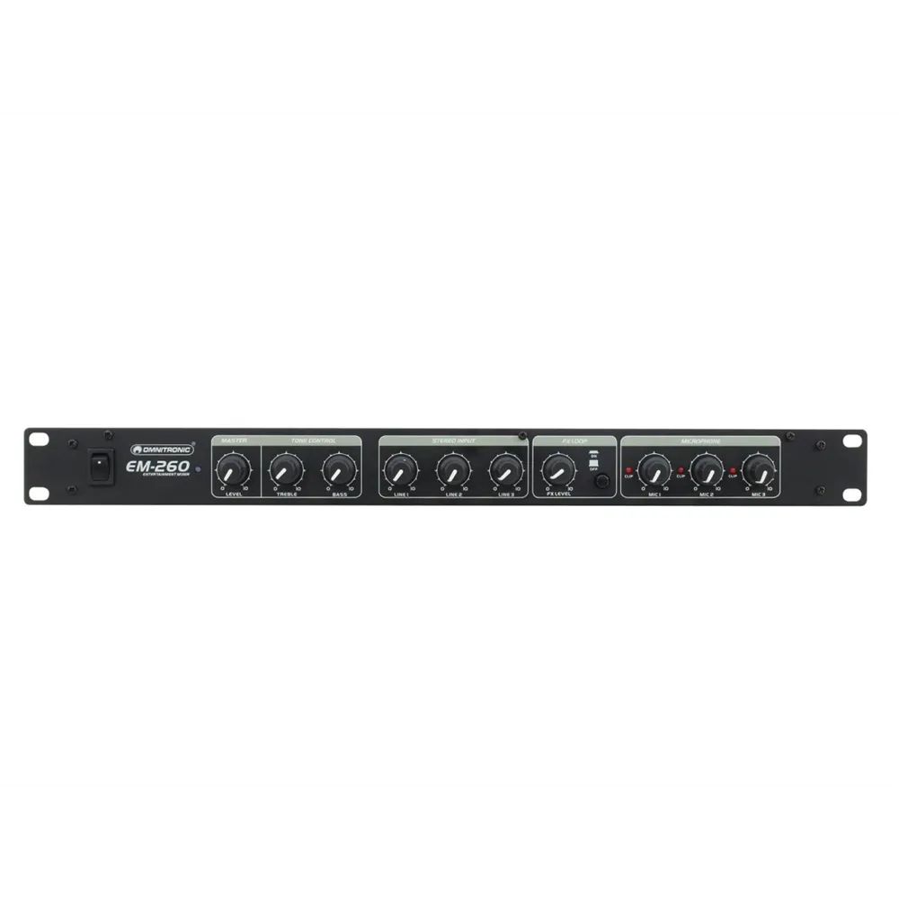 OMNITRONIC EM-260B Entertainment-Mixer