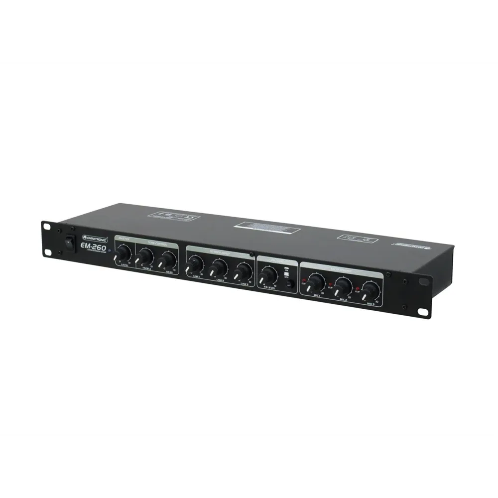OMNITRONIC EM-260B Entertainment-Mixer