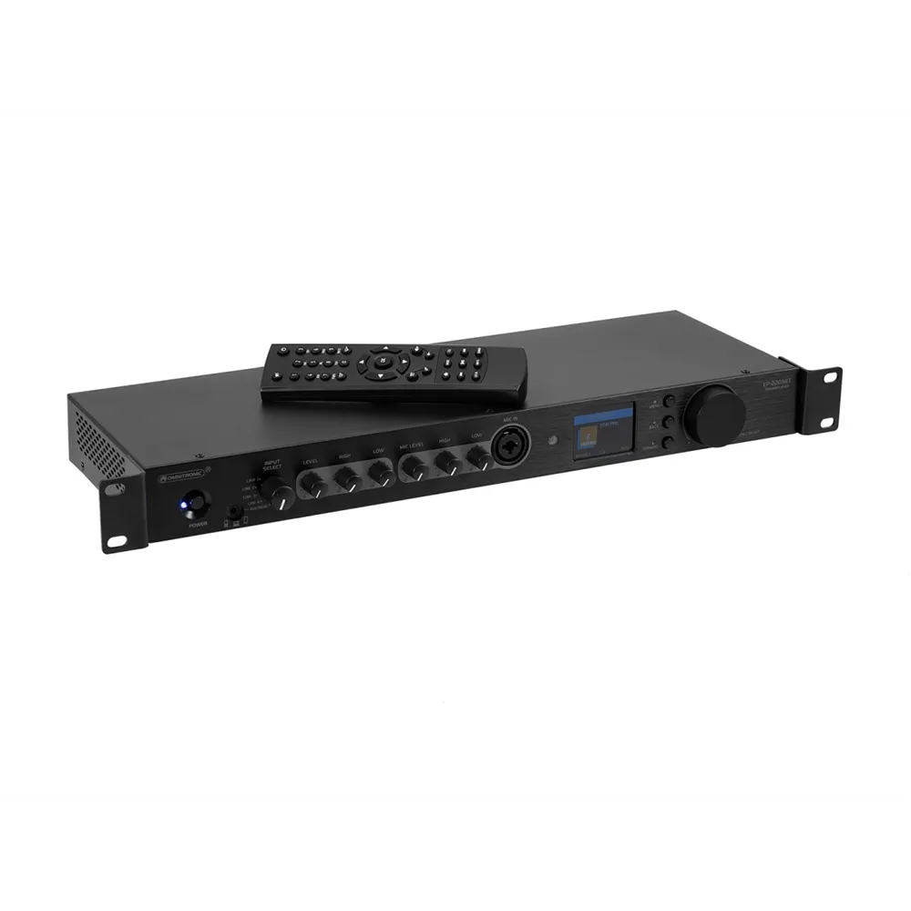 OMNITRONIC EP-220NET Vorverstärker mit Internetradio, DAB+ und Bluetooth