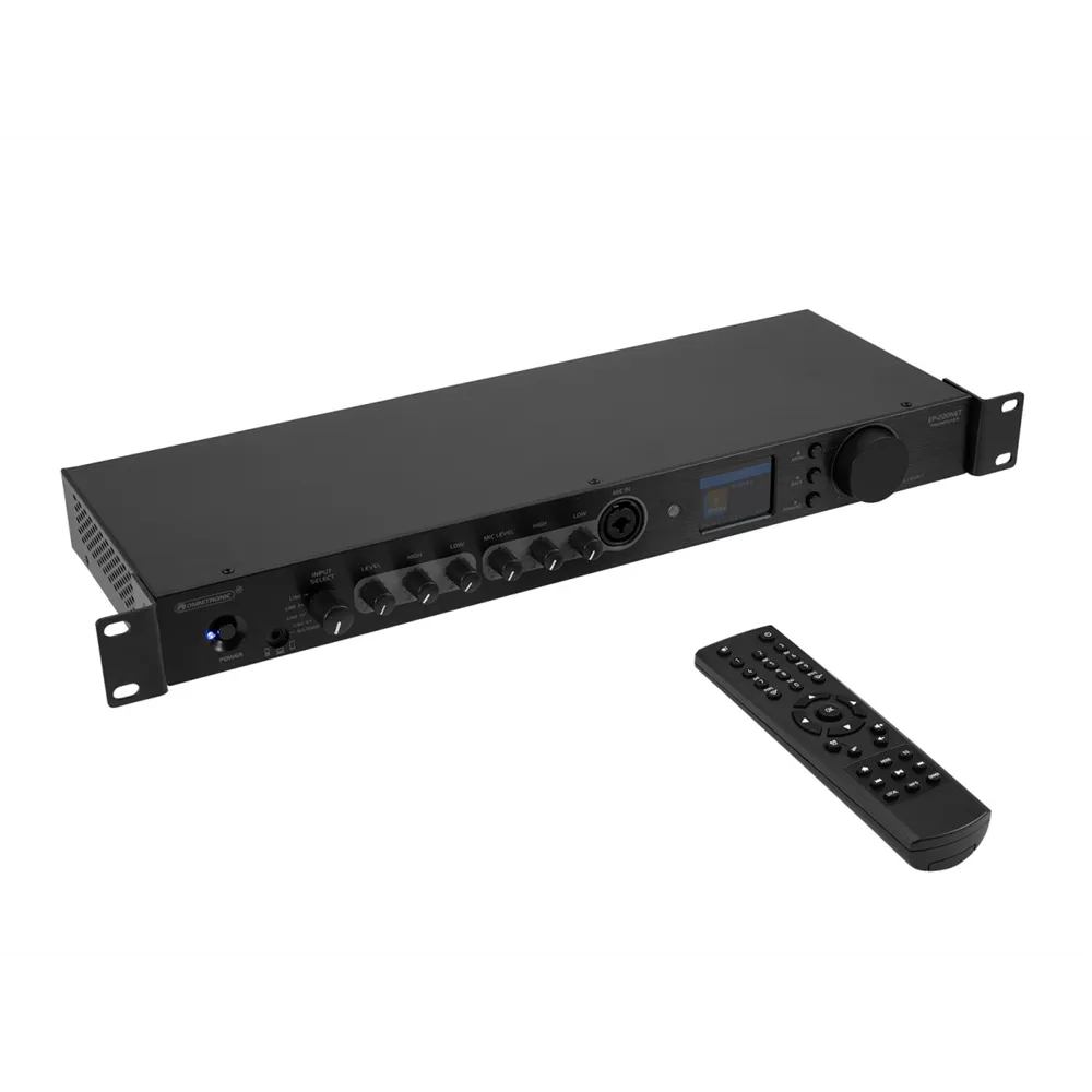OMNITRONIC EP-220NET Vorverstärker mit Internetradio, DAB+ und Bluetooth