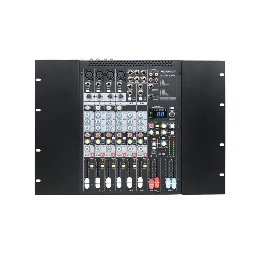 OMNITRONIC LMC-1422FX USB Mischpult