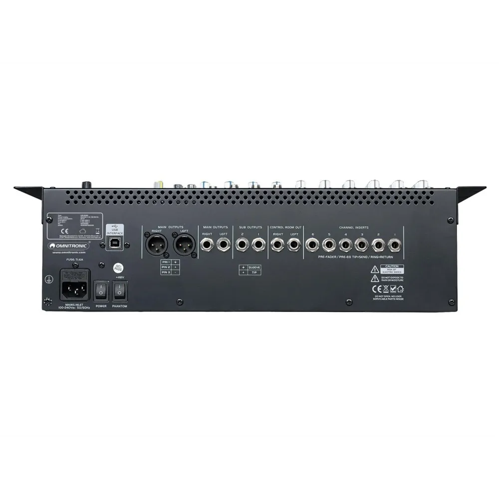 OMNITRONIC LMC-2022FX USB Mischpult