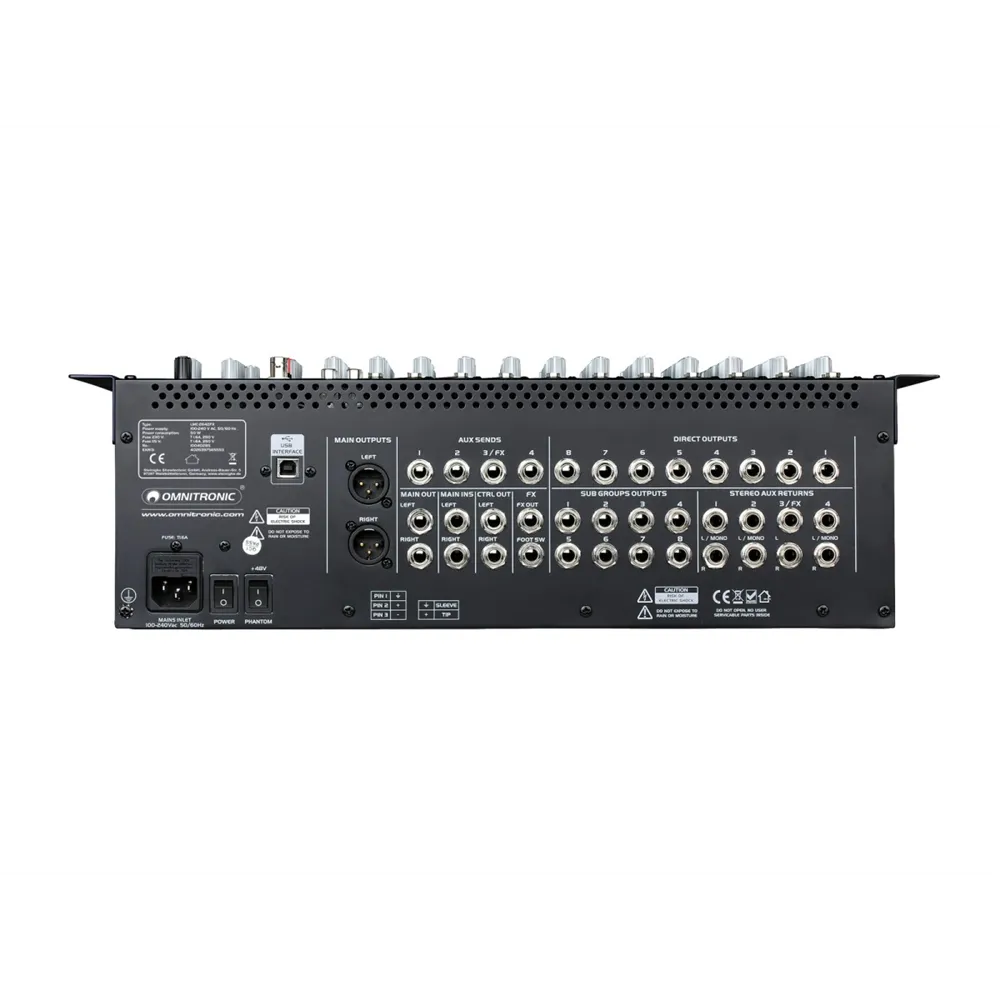 OMNITRONIC LMC-2642FX USB Mischpult