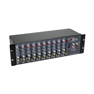 OMNITRONIC RM-1422FX USB Rack-Mixer