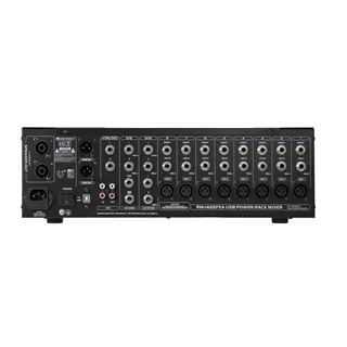 OMNITRONIC RM-1422FXA USB Rack-Power-Mixer