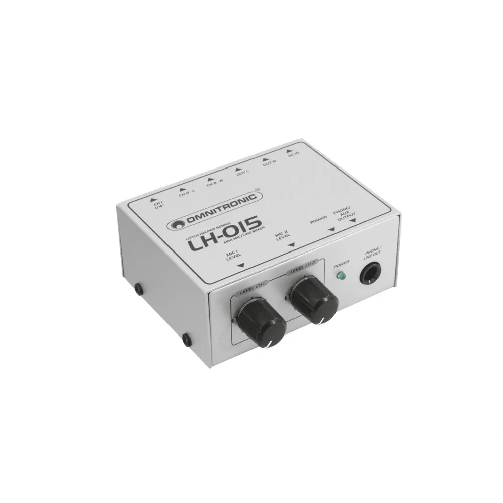 OMNITRONIC LH-015 2-Kanal Mic-Line-Mixer