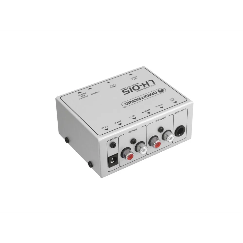 OMNITRONIC LH-015 2-Kanal Mic-Line-Mixer