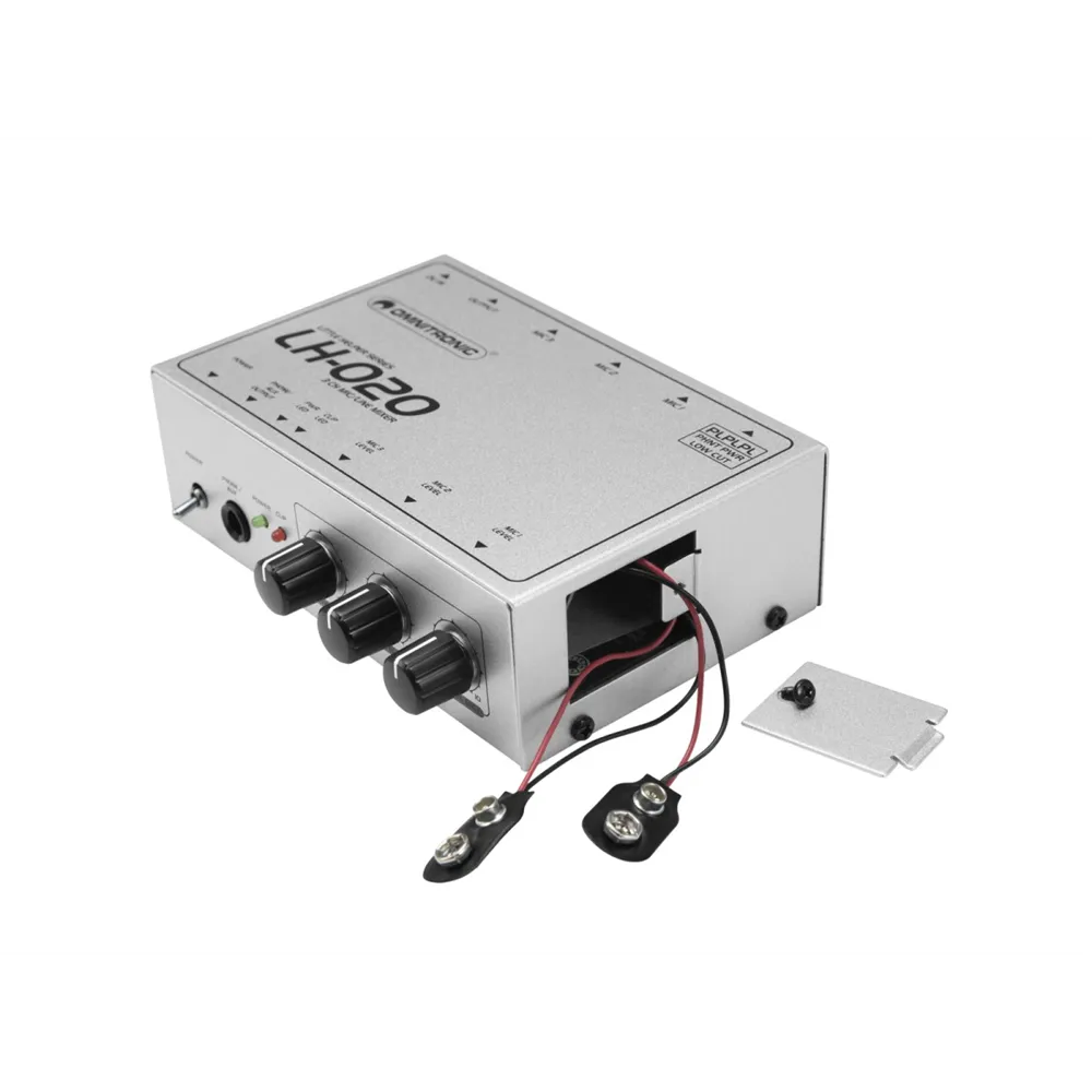 OMNITRONIC LH-020 3-Kanal-Mikrofonmixer
