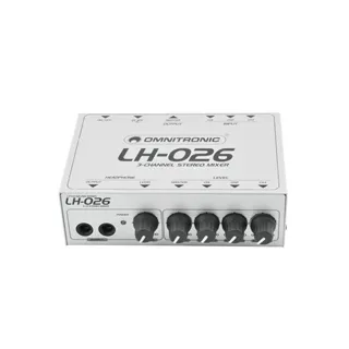 OMNITRONIC LH-026 3-Kanal-Stereo-Mixer
