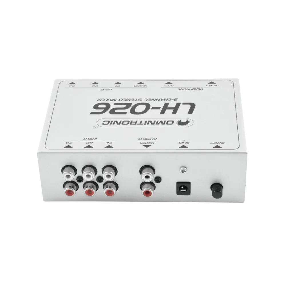 OMNITRONIC LH-026 3-Kanal-Stereo-Mixer