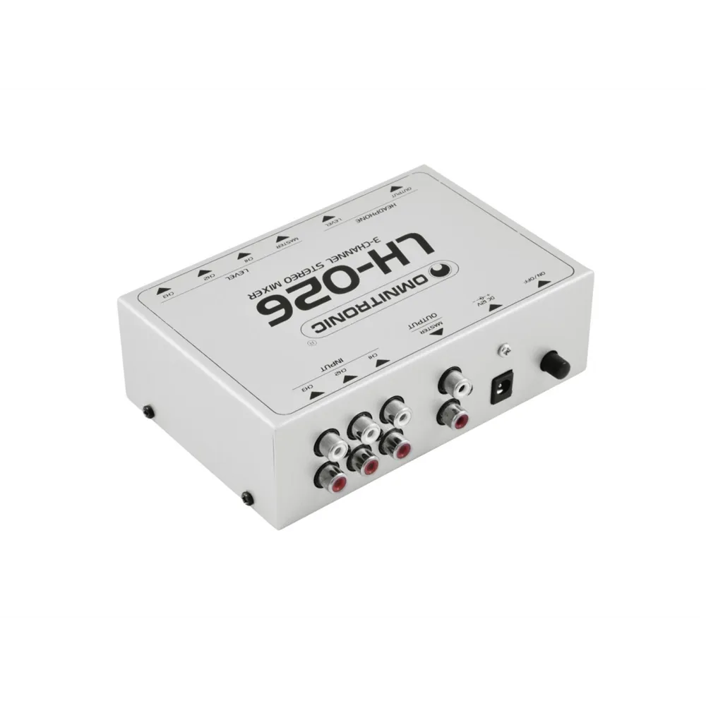 OMNITRONIC LH-026 3-Kanal-Stereo-Mixer