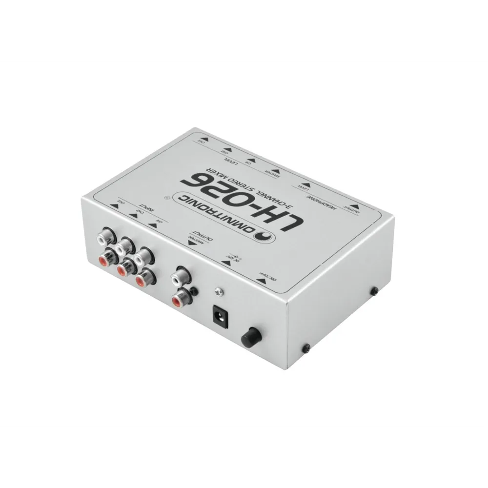 OMNITRONIC LH-026 3-Kanal-Stereo-Mixer
