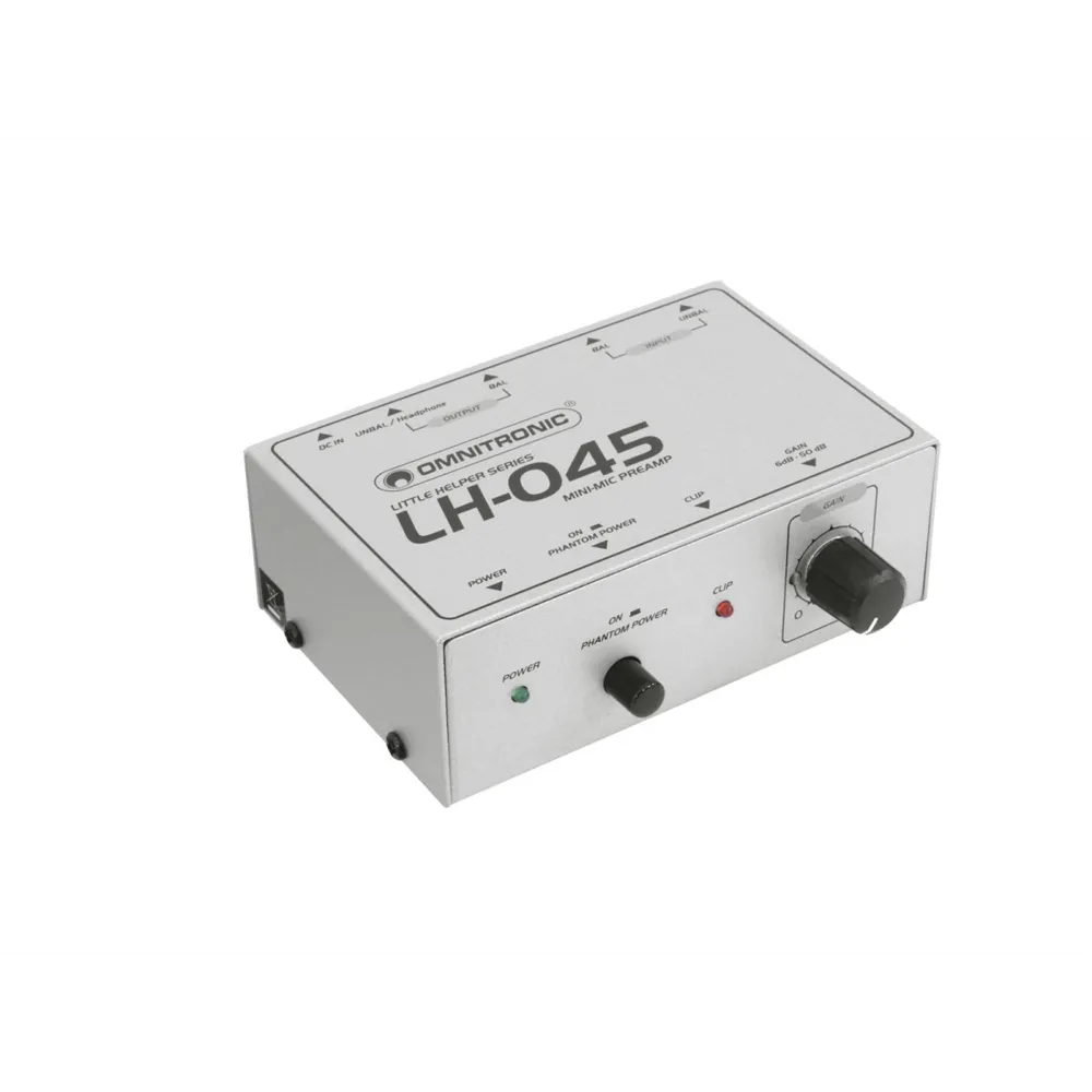 OMNITRONIC LH-045 Mikrofon-Vorverstärker