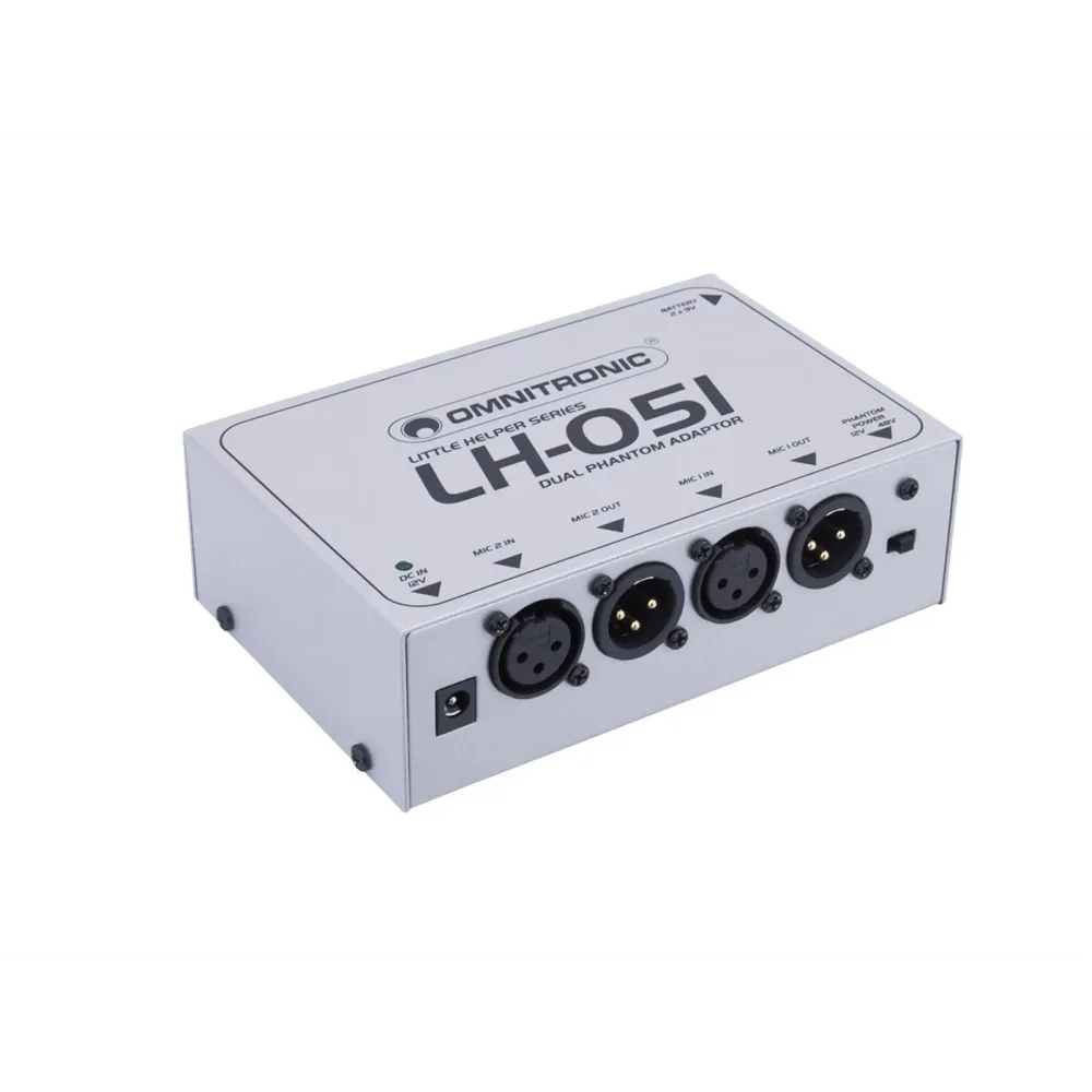 OMNITRONIC LH-051 Dual-Phantom-Speiseadapter