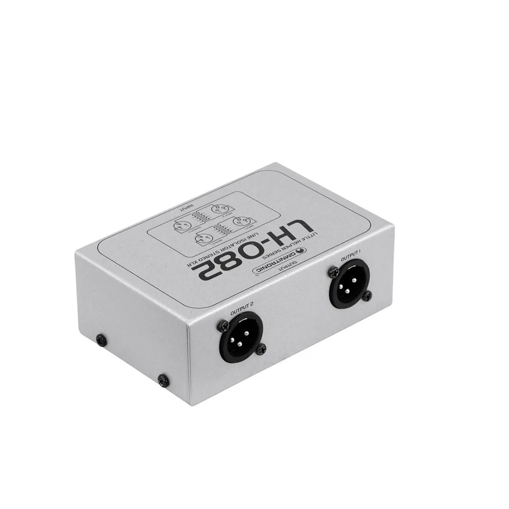 OMNITRONIC LH-082 Stereo-Isolator XLR