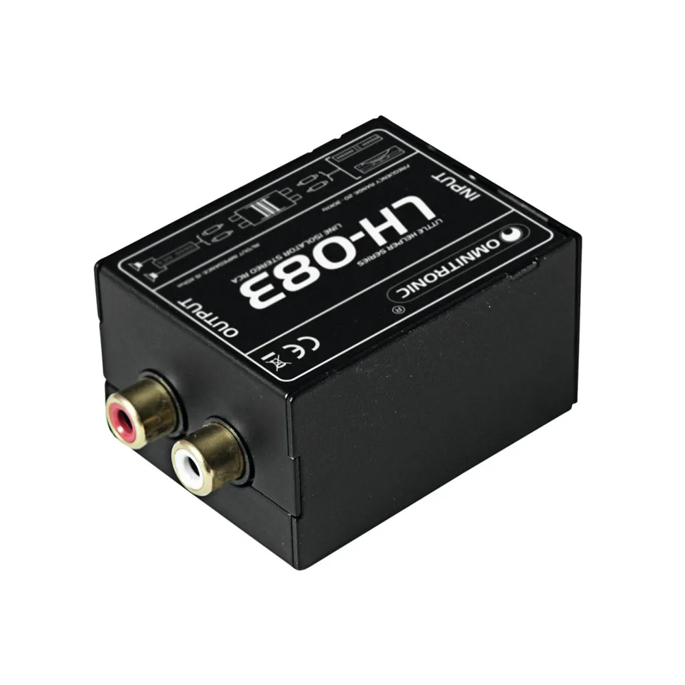 OMNITRONIC LH-083 Stereo-Isolator RCA S