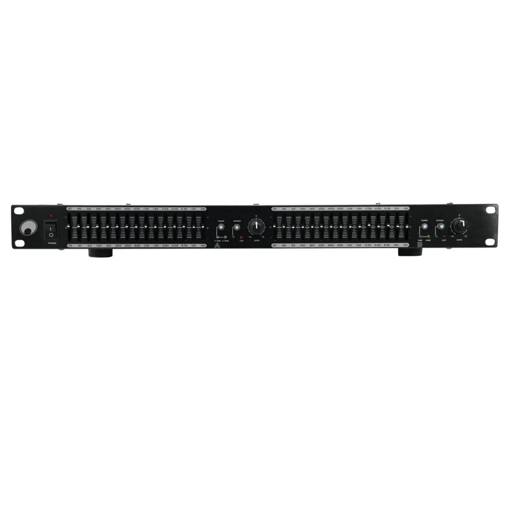 OMNITRONIC GEQ-2150 Equalizer 2x15-Band