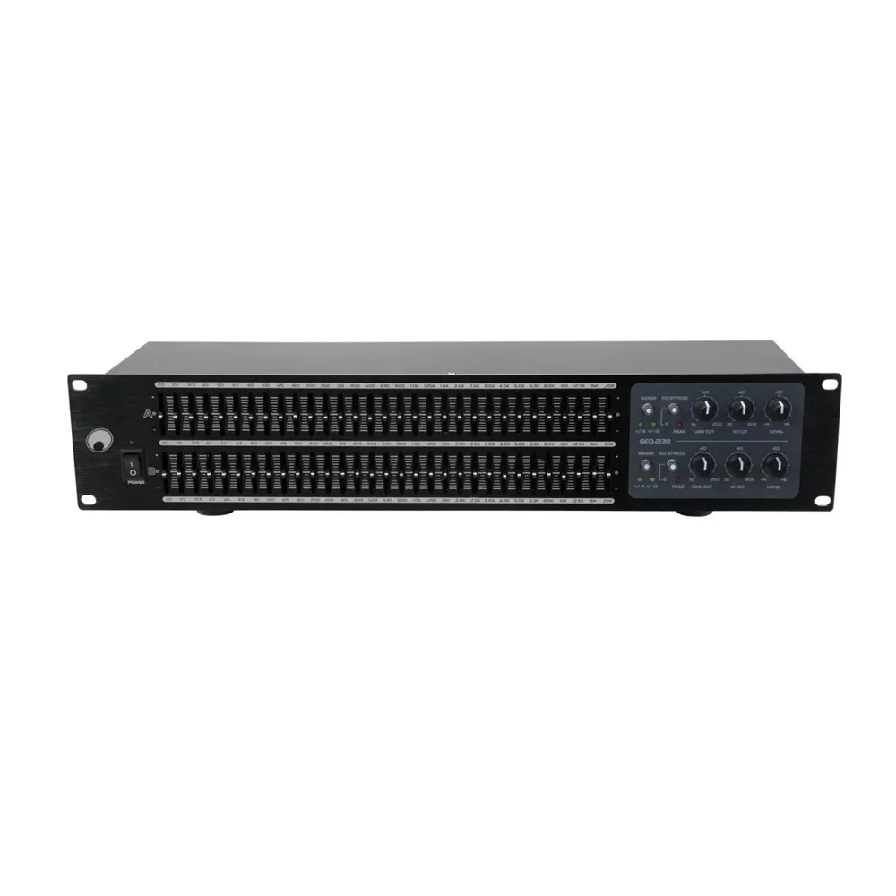OMNITRONIC GEQ-2310 Equalizer 2x31-Band