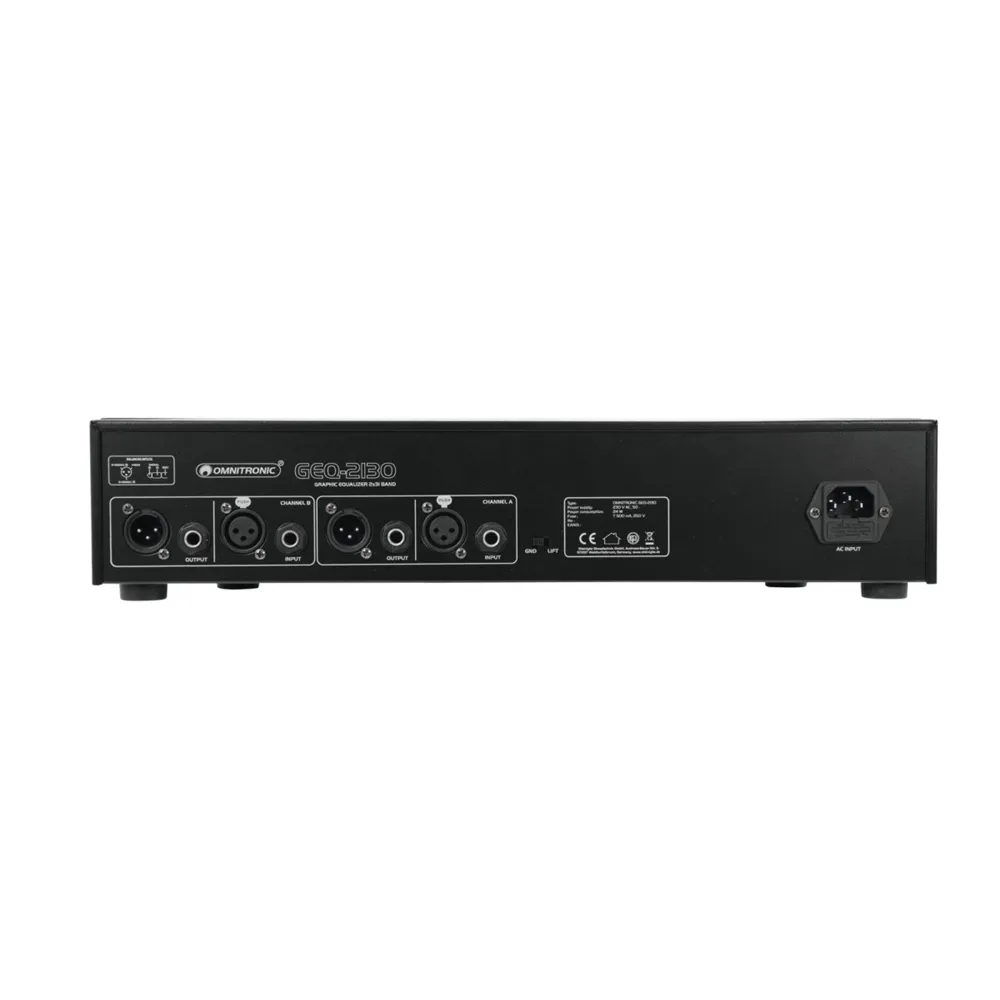 OMNITRONIC GEQ-2310 Equalizer 2x31-Band