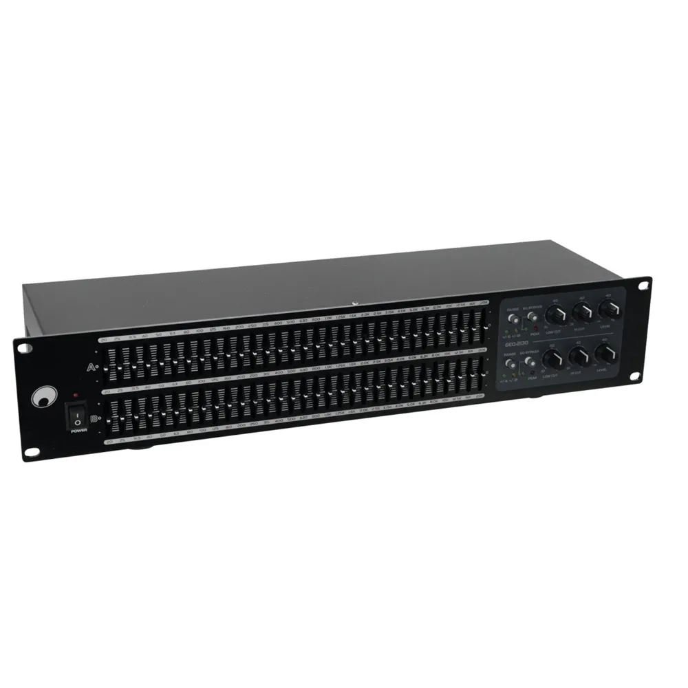 OMNITRONIC GEQ-2310 Equalizer 2x31-Band