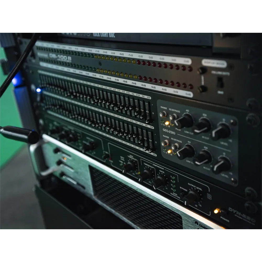 OMNITRONIC GEQ-2310 Equalizer 2x31-Band