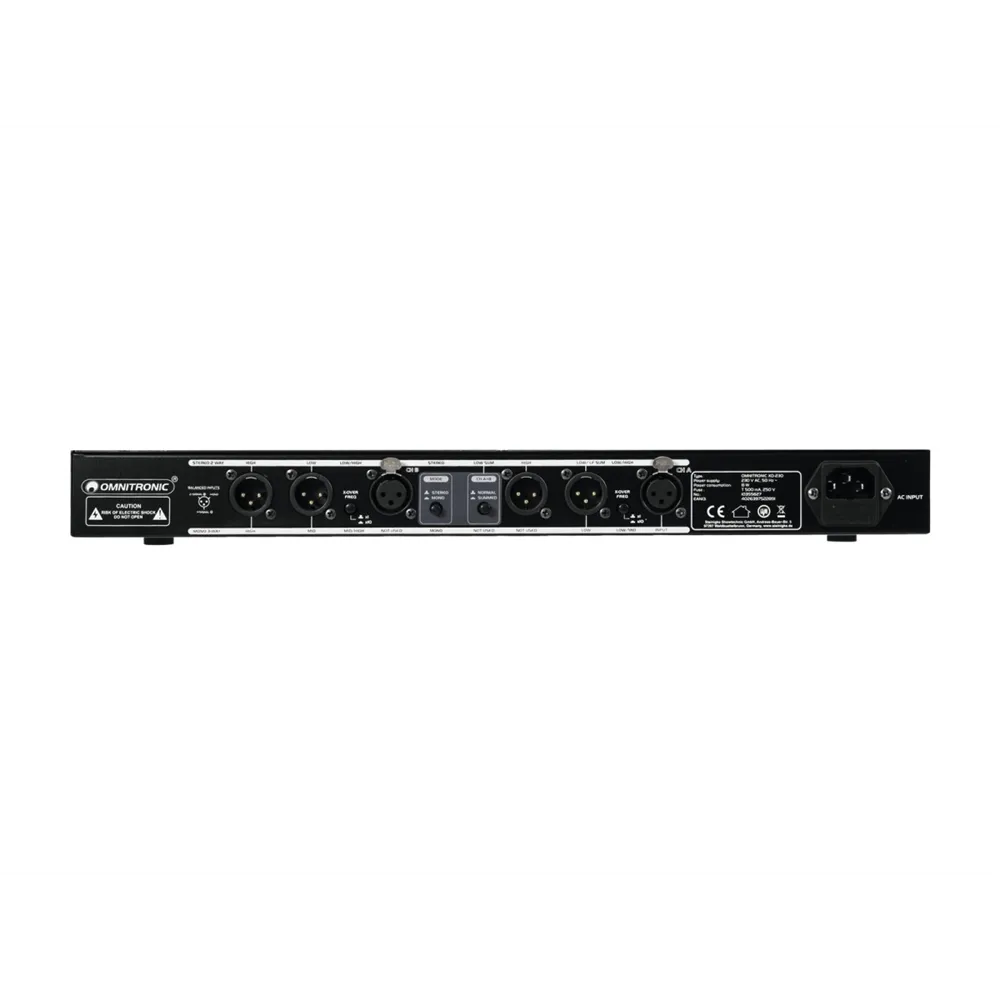 OMNITRONIC XO-230 Aktive Frequenzweiche