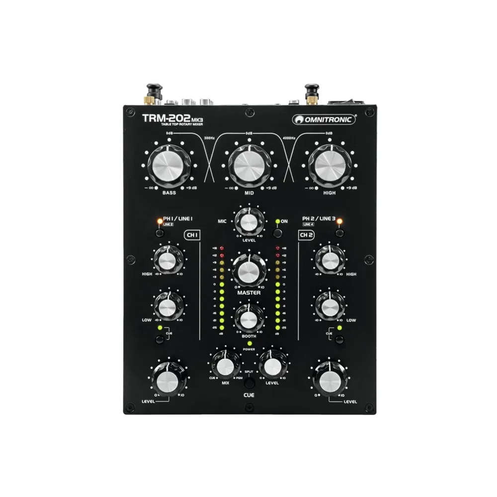 OMNITRONIC TRM-202MK3 2-Kanal Rotary-Mixer