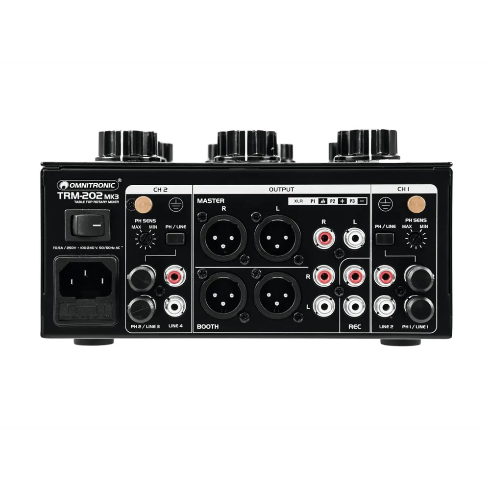 OMNITRONIC TRM-202MK3 2-Kanal Rotary-Mixer