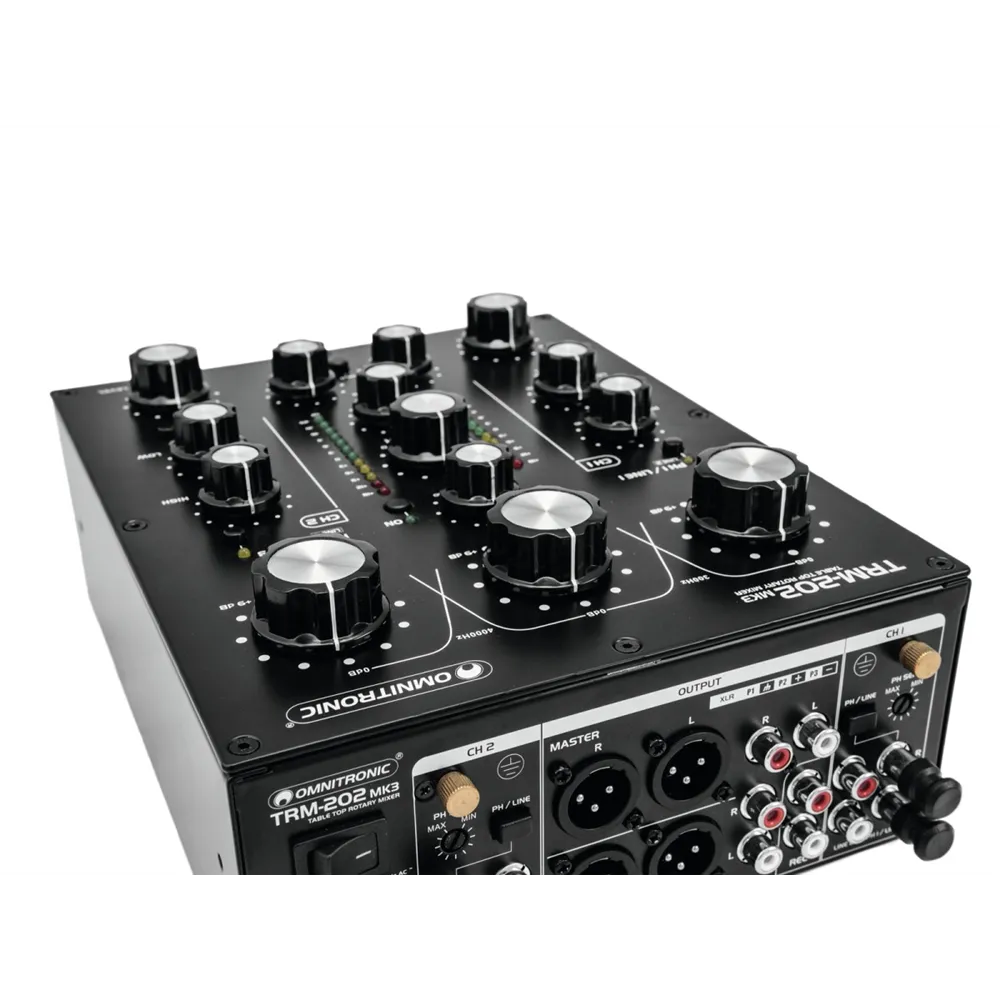 OMNITRONIC TRM-202MK3 2-Kanal Rotary-Mixer