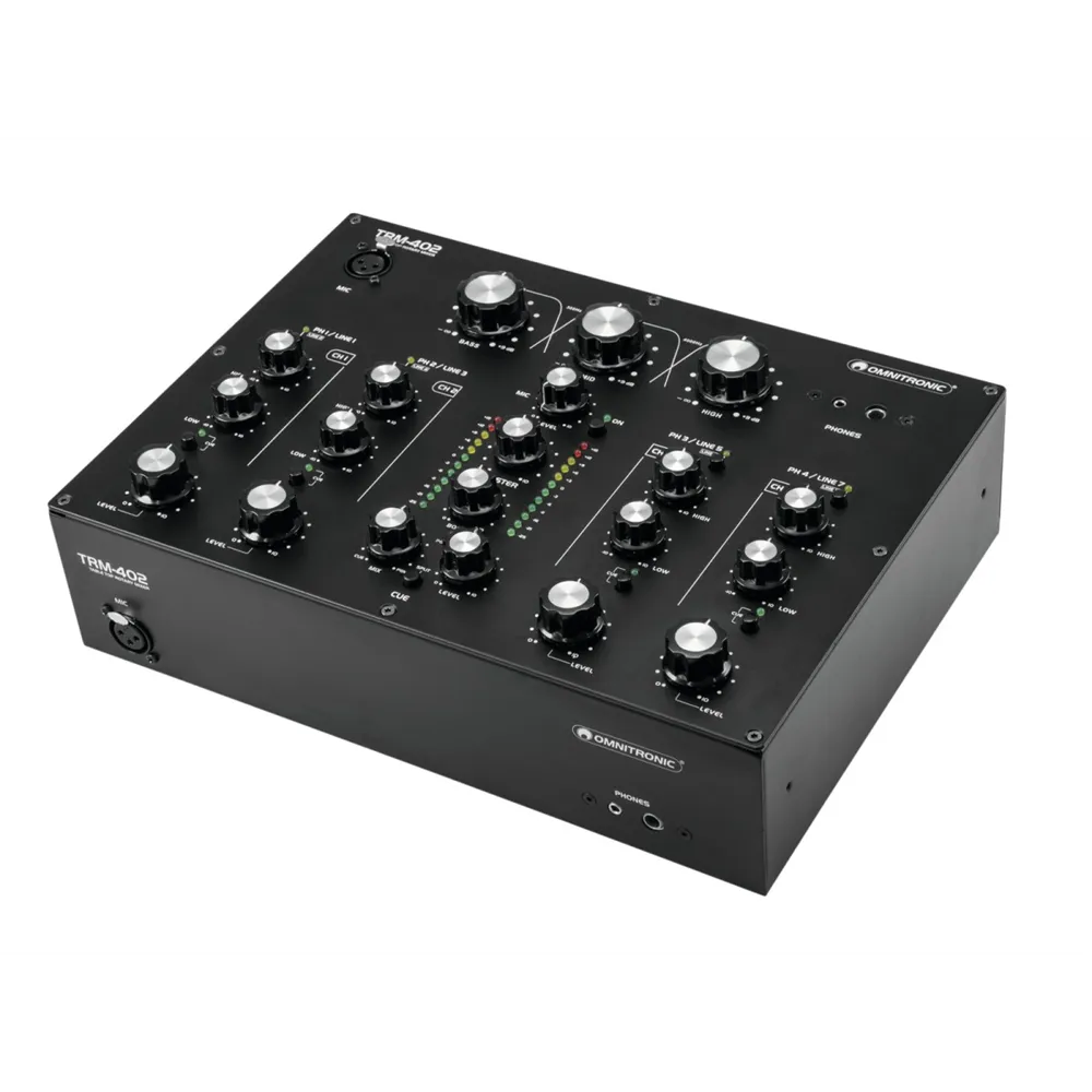 OMNITRONIC TRM-402 4-Kanal Rotary-Mixer