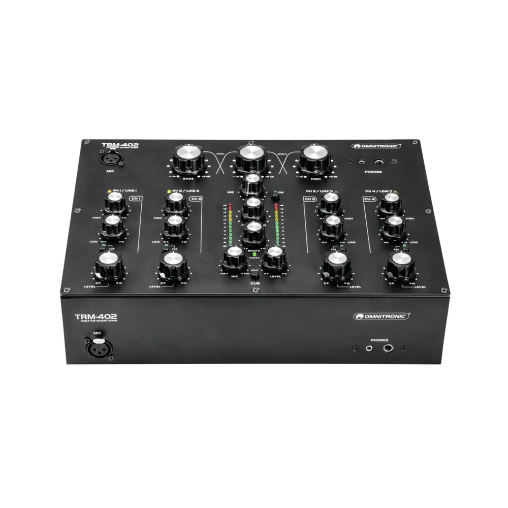 OMNITRONIC TRM-402 4-Kanal Rotary-Mixer