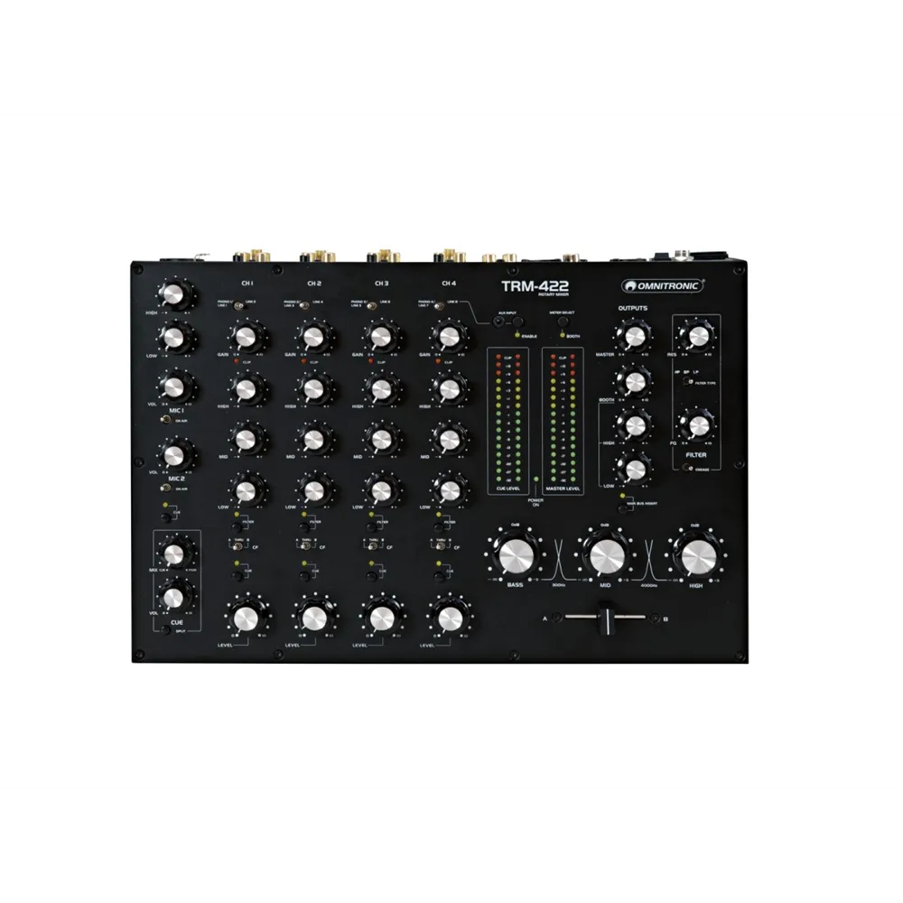 OMNITRONIC TRM-422 4-Kanal Rotary-Mixer