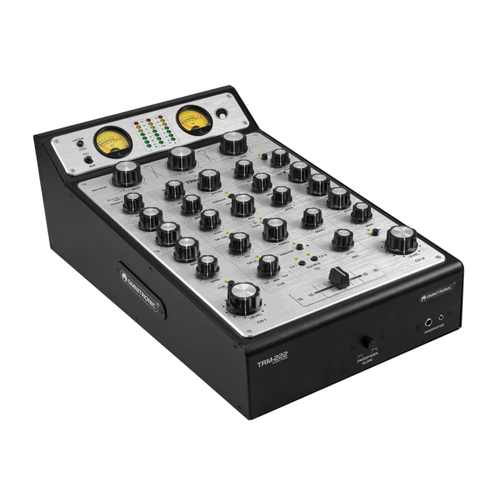 OMNITRONIC TRM-222 2-Kanal Rotary-Mixer