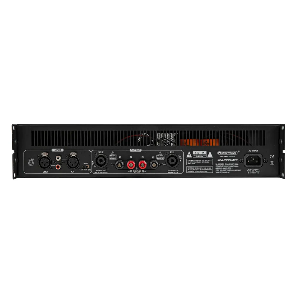 OMNITRONIC XPA-1000 MK2 Endstufe
