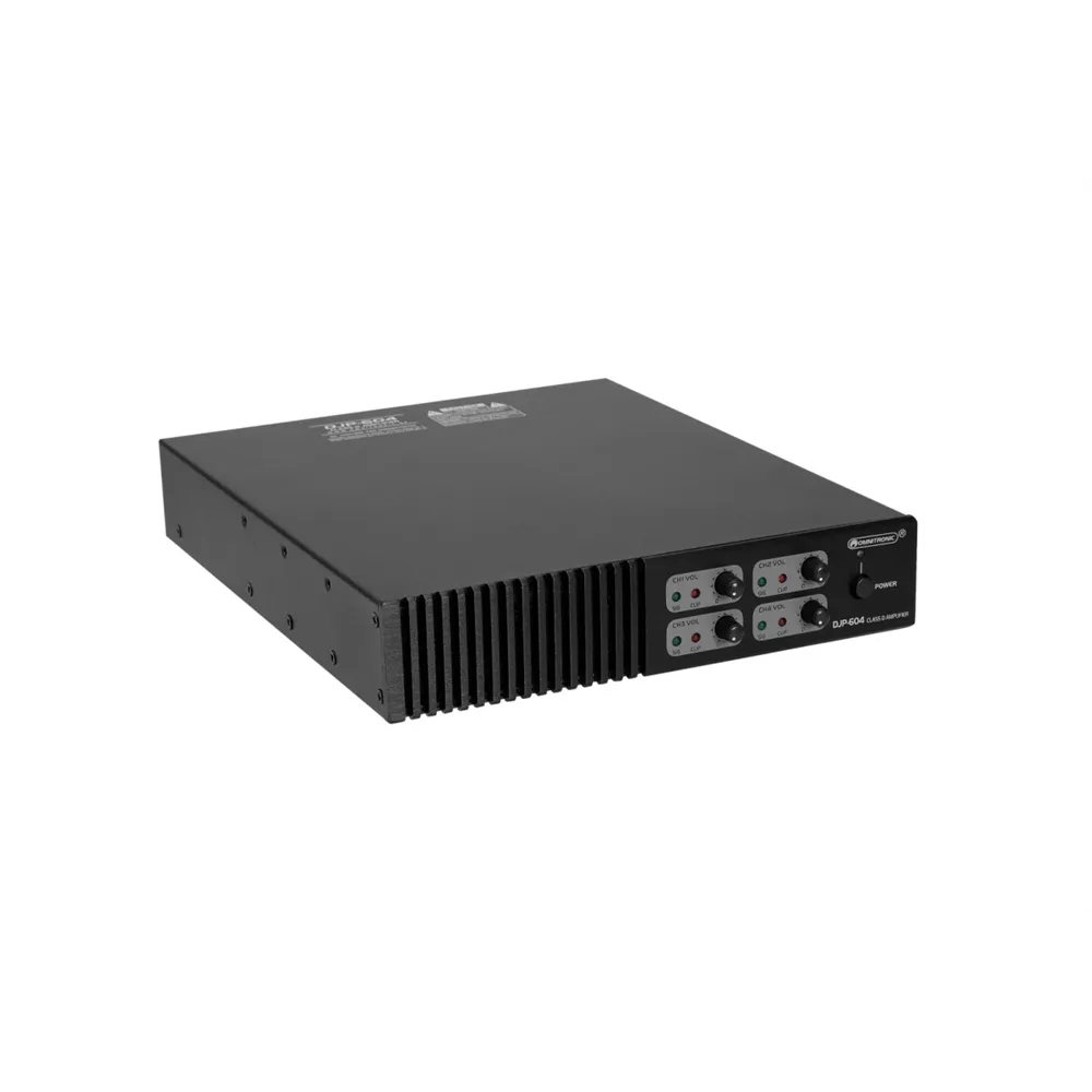 OMNITRONIC DJP-604 4-Kanal Class-D Endstufe