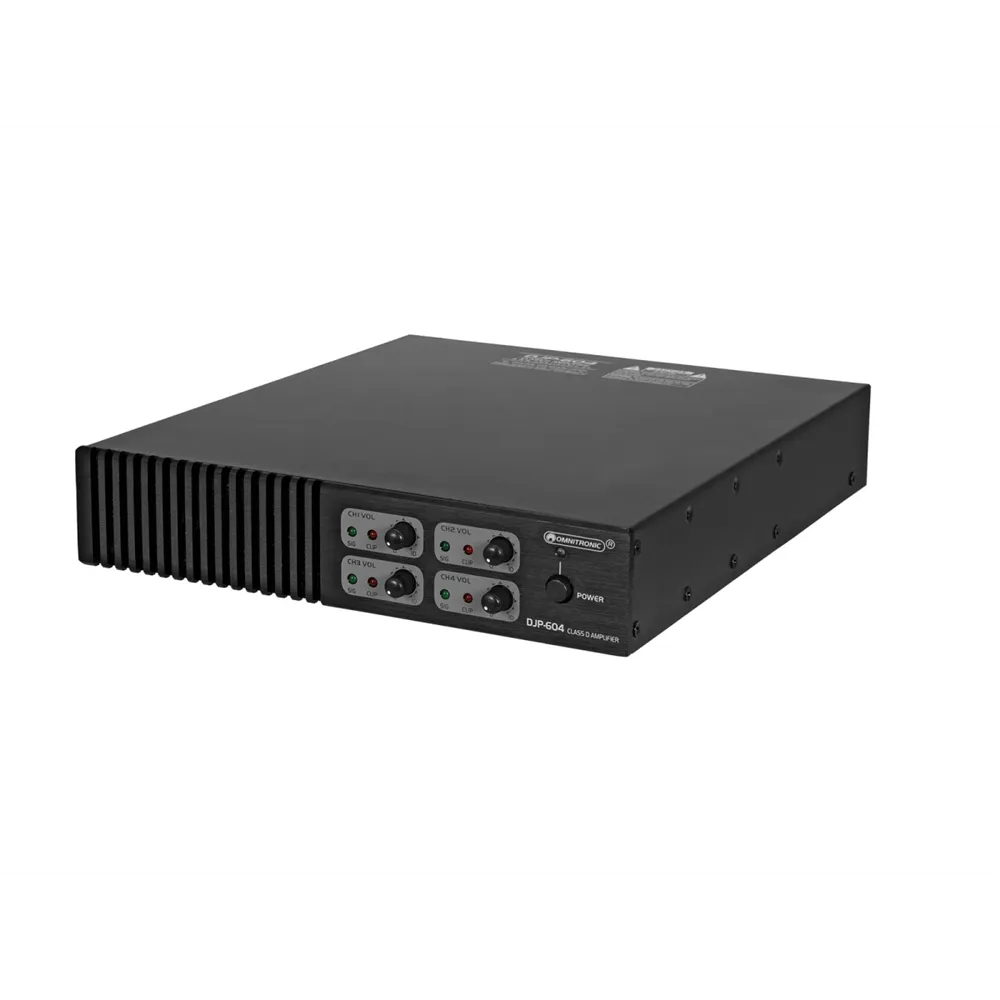 OMNITRONIC DJP-604 4-Kanal Class-D Endstufe