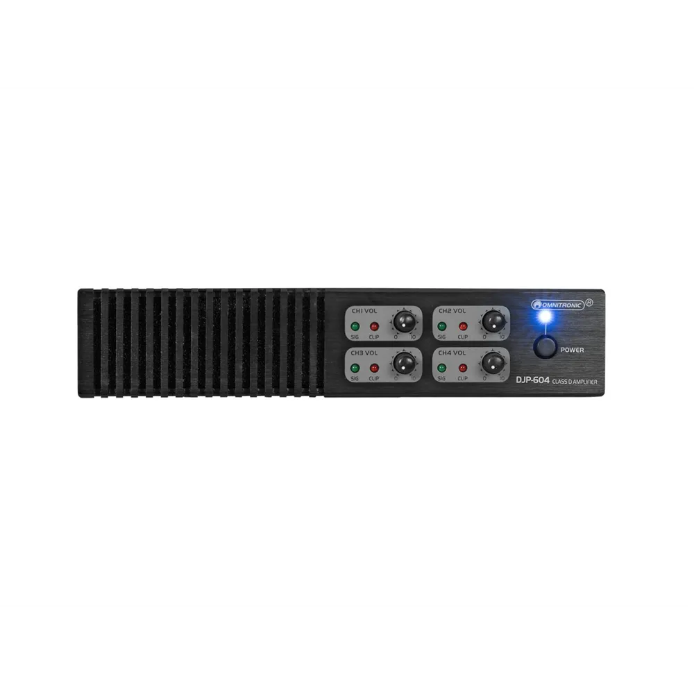 OMNITRONIC DJP-604 4-Kanal Class-D Endstufe