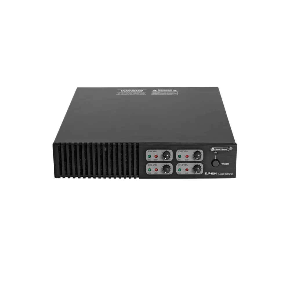 OMNITRONIC DJP-604 4-Kanal Class-D Endstufe