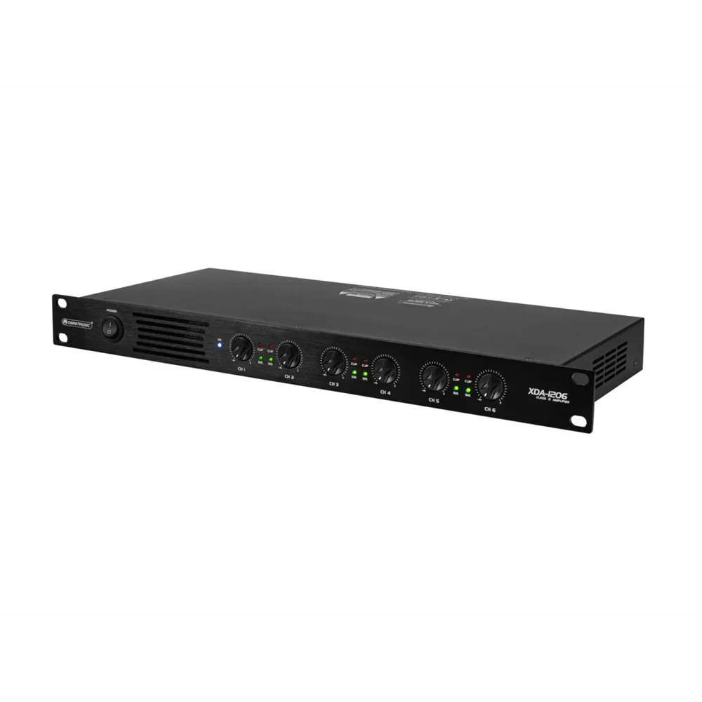 OMNITRONIC XDA-1206 6-Kanal Class-D-Verstärker