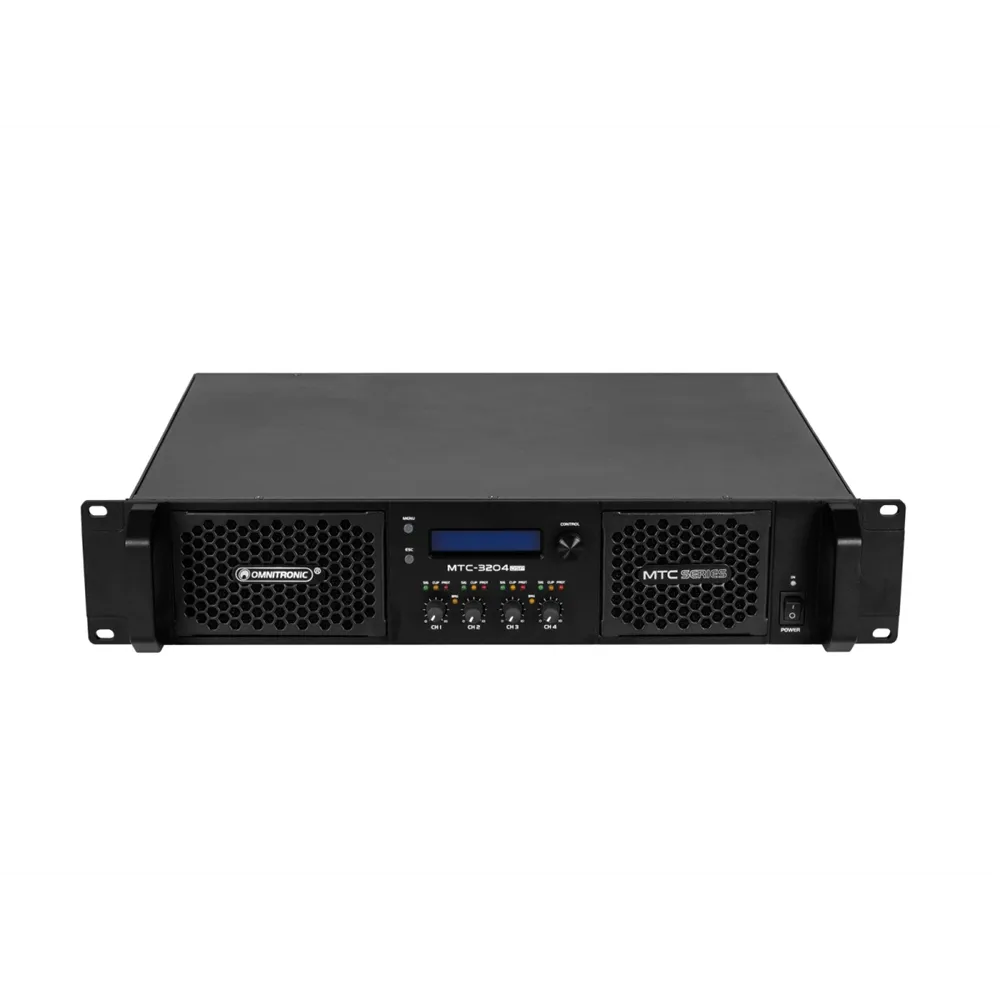 OMNITRONIC MTC-3204DSP 4-Kanal Endstufe mit DSP